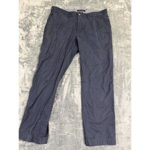 Tommy Hilfiger Men's Tailored Fit Pants Size 34x30 Navy Casual Style